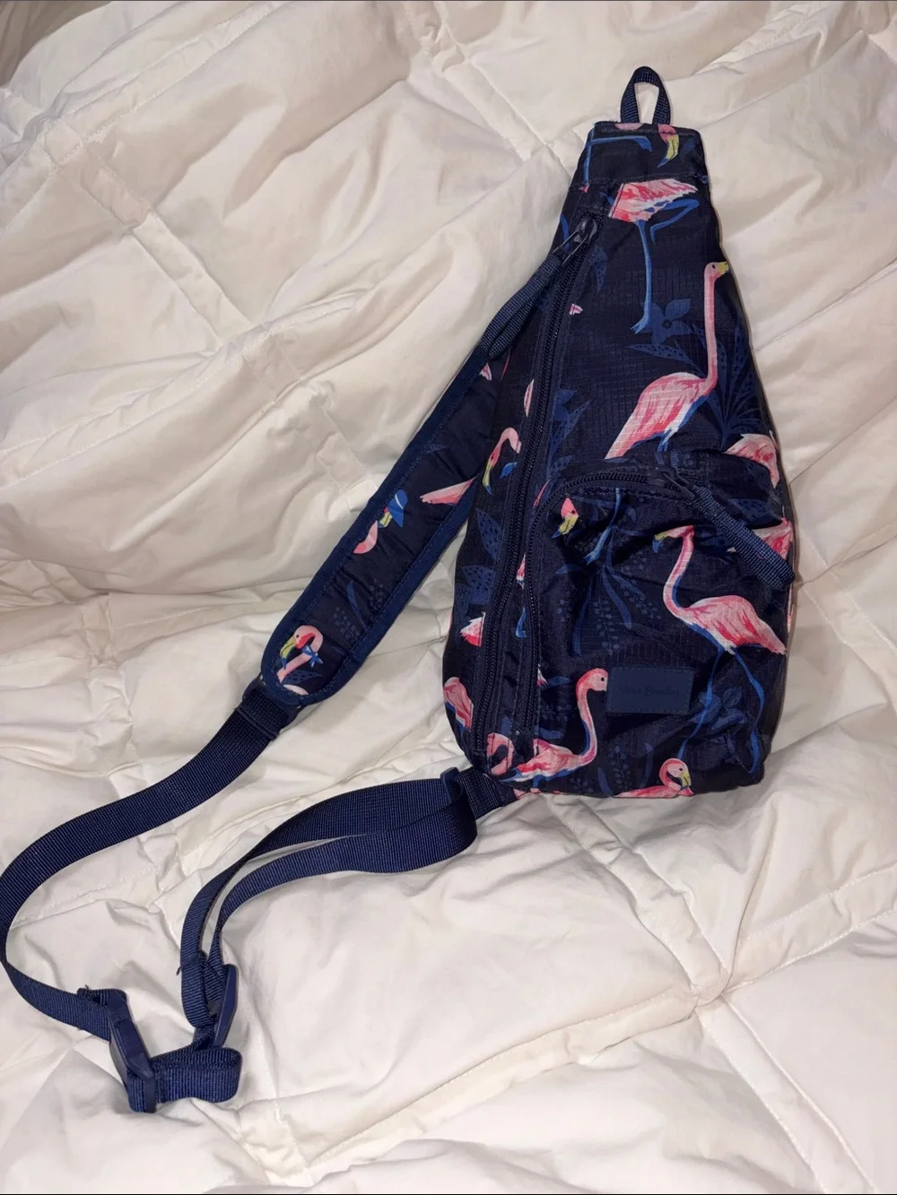NWOT Vera Bradley Flamingo Party Mini Sling Backpack in Ripstop